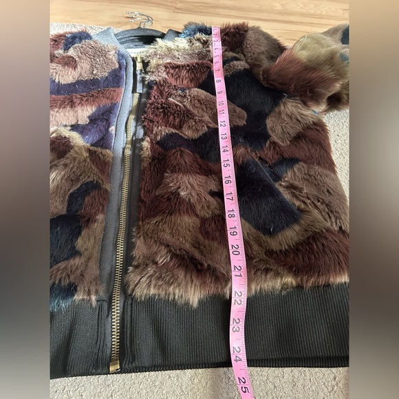 Anthro Marrakech Faux Fur Bomber Jacket - Picture 9 of 9